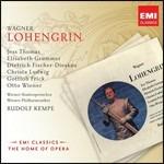Lohengrin - CD Audio di Richard Wagner,Christa Ludwig,Dietrich Fischer-Dieskau,Elisabeth Grümmer,Jess Thomas,Wiener Philharmoniker,Rudolf Kempe