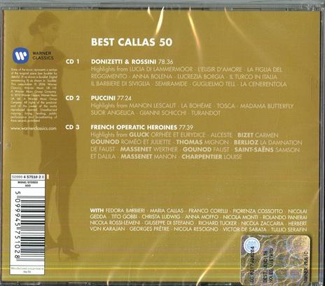 50 Best Callas - CD Audio di Maria Callas - 2