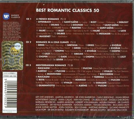 50 Best Romantic Classics - CD Audio - 2