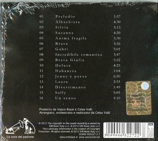 L'altra metà del cielo - CD Audio di Vasco Rossi - 2