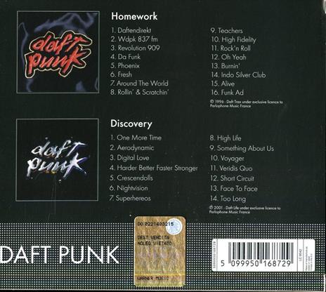 Homework - Discovery - CD Audio di Daft Punk - 2