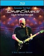 David Gilmour. Remember That Night. Live At The Royal Albert Hall (2 Blu-ray)
