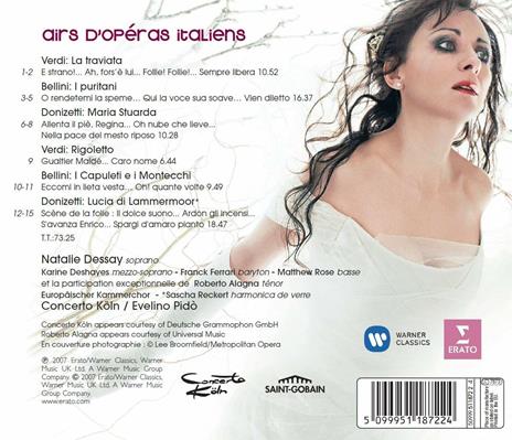 Airs D'operas Italiens - CD Audio di Natalie Dessay - 2