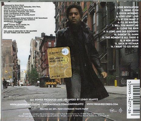 It Is Time for a Love Revolution - CD Audio di Lenny Kravitz - 2