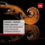 Concerto per violino / Concerto per violino n.3 - CD Audio di Johannes Brahms,Wolfgang Amadeus Mozart,Wolfgang Sawallisch,Berliner Philharmoniker,Frank Peter Zimmermann