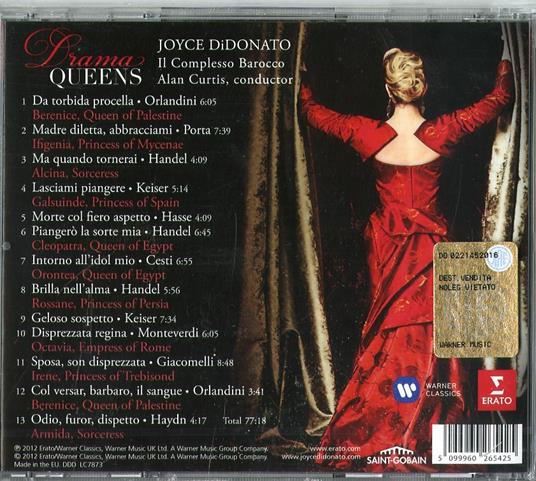 Drama Queens - CD Audio di Alan Curtis,Complesso Barocco,Joyce Di Donato - 2