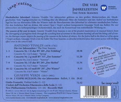 Le quattro stagioni - CD Audio di Antonio Vivaldi - 2