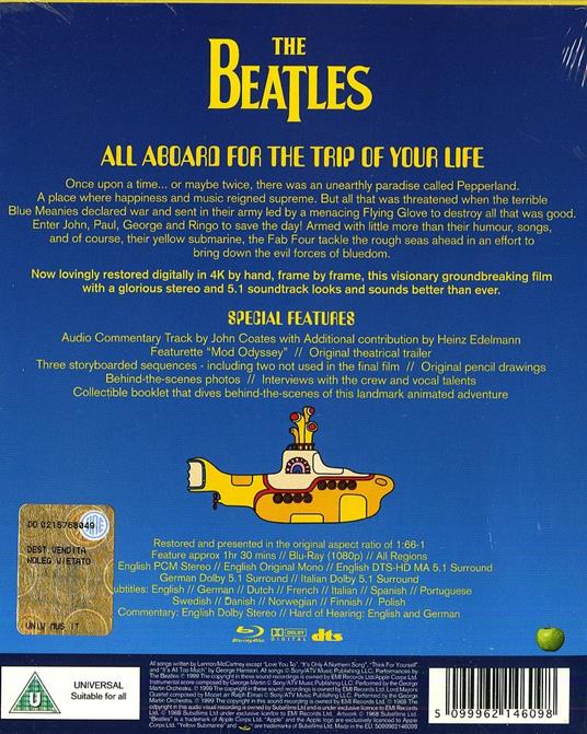 Yellow Submarine (Blu-ray) - DVD di Beatles - 2