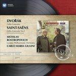 Concerti per violoncello - CD Audio di Antonin Dvorak,Camille Saint-Saëns,Carlo Maria Giulini,Mstislav Rostropovich,London Philharmonic Orchestra