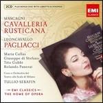 Pagliacci / Cavalleria rusticana - CD Audio di Maria Callas,Giuseppe Di Stefano,Pietro Mascagni,Ruggero Leoncavallo,Tullio Serafin