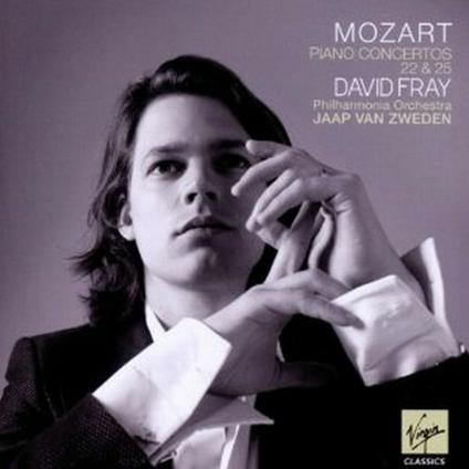 Concerti per pianoforte n.22, n.25 - CD Audio di Wolfgang Amadeus Mozart,Philharmonia Orchestra,Jaap van Zweden,David Fray