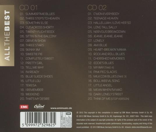 All the Best - CD Audio di Eddie Cochran - 2