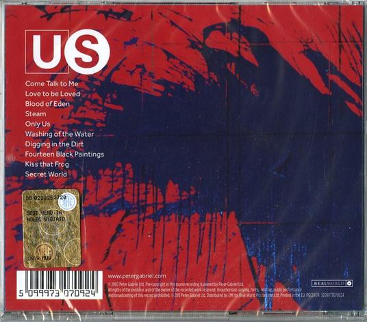 Us - CD Audio di Peter Gabriel - 2