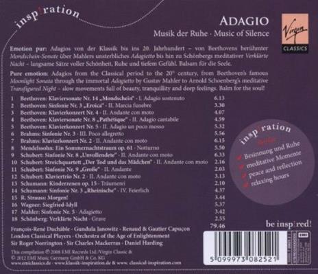 Adagio. Music of Silence - CD Audio - 2