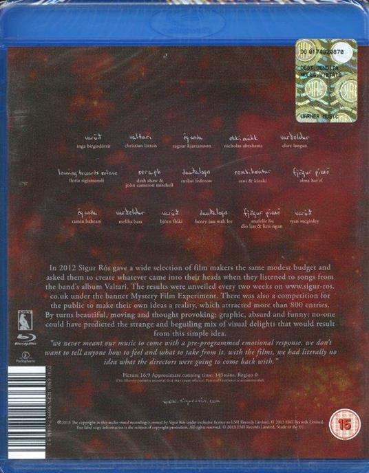 Valtari Film Experiment (Blu-ray) - Blu-ray di Sigur Rós - 2