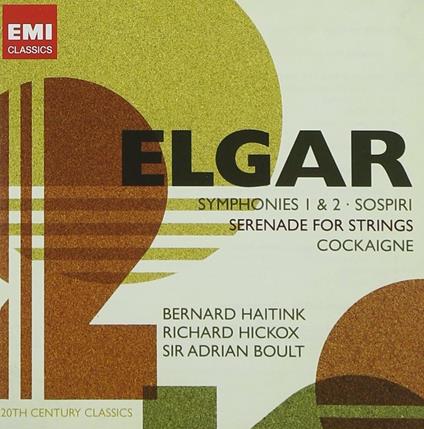 Sinfonie n.1, n.2 - Serenata - Cockaigne - CD Audio di Edward Elgar