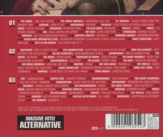 Massive Hits! Alternative - CD Audio - 2