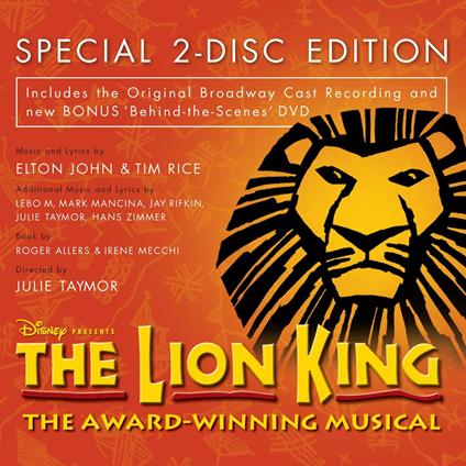 The Lion King. The Musical (Colonna sonora) - CD Audio