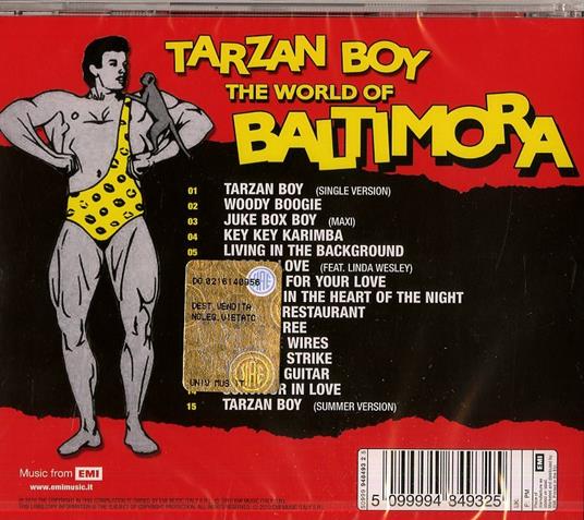 Tarzan Boy. The World of Baltimora - CD Audio di Baltimora - 2