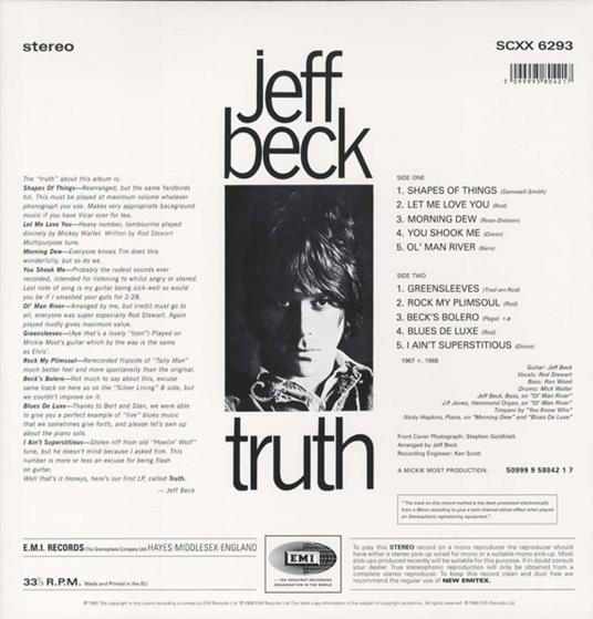 Truth - Vinile LP di Jeff Beck - 2