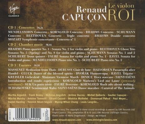 Le Violon Roi - CD Audio di Renaud Capuçon - 2