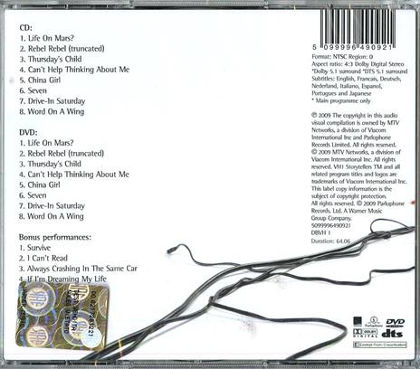 VH1 Storytellers - CD Audio + DVD di David Bowie - 2