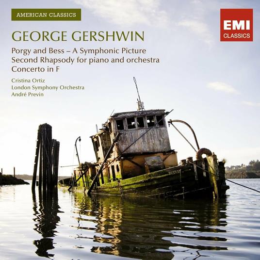 Porgy and Bess - A Symphonic Picture - Rapsodia n.2 per pianoforte e orchestra - Concerto in Fa - CD Audio di George Gershwin,André Previn,London Symphony Orchestra,Cristina Ortiz