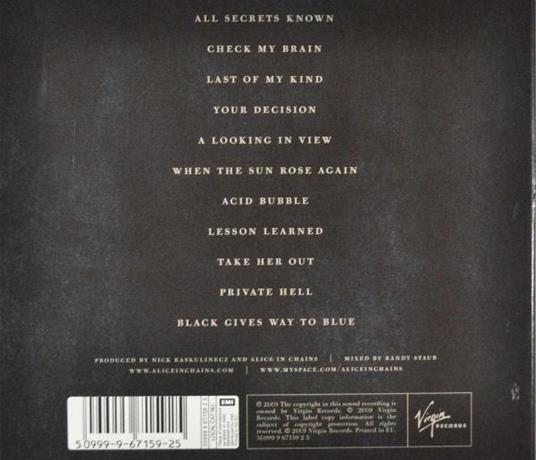 Black Gives Way to Blue - CD Audio di Alice in Chains - 2