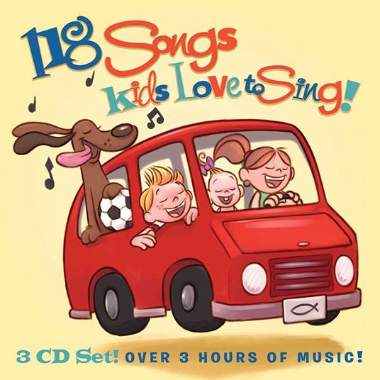 118 Songs Kids Love To Sing - CD Audio