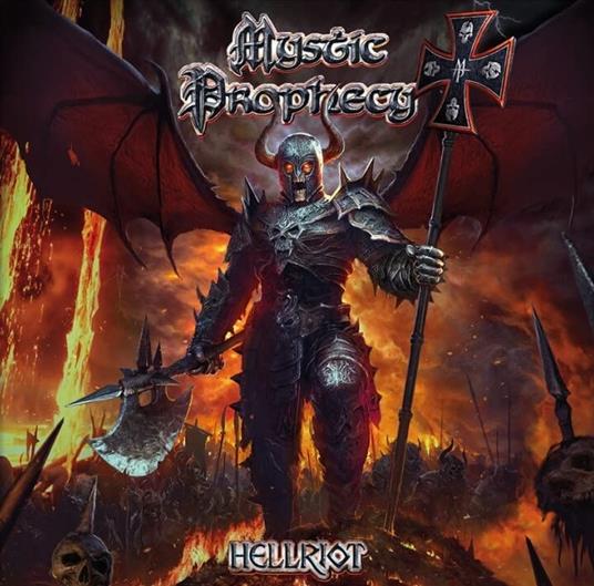 Hellriot (White-Firey Cross Edition) - Vinile LP di Mystic Prophecy