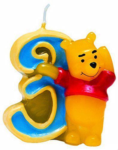 Winnie The Pooh. Candelina Numero 3 - 2