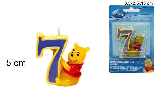 Winnie The Pooh. Candelina Numero 7 - 2