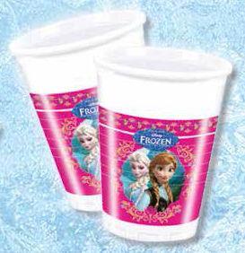 Frozen. Set 8 bicchieri di plastica