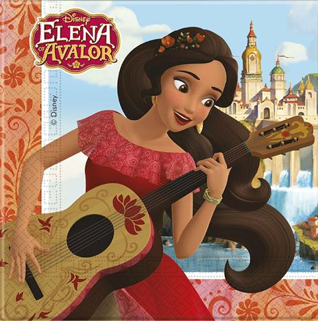 Elena Di Avalor. 20 Tovaglioli Carta Doppio Velo 33 X 33 Cm. - 3