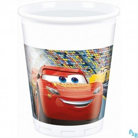 Cars 3. 8 Bicchieri 200Ml