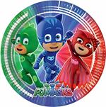 Pj Masks. 8 Piatti 23 Cm.