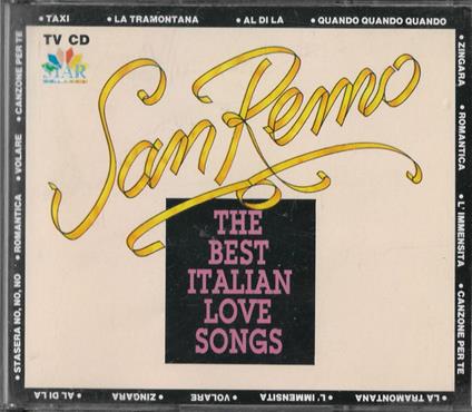 San Remo. The Best Italian Love Songs - CD Audio