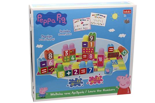 Peppa Pig blocchi numeri ed alfabeto