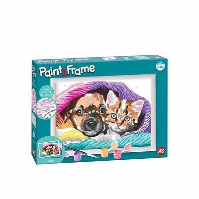 Set Pittura Paint E Frame Con Dolce Amicizia Cane E Gatto As 41020