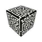 V-Cube Maze 3X3 Piatto