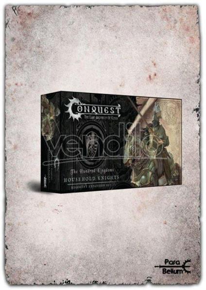 Conquest: The Last Argument Of Kings Miniatures 3-Pack Hundred Kingdoms: House Hold Knights Para Bellum Wargames