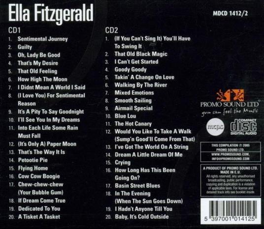 Ella Fitzgerald Original - CD Audio di Ella Fitzgerald - 2
