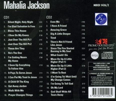 Mahalia Jackson Original - CD Audio di Mahalia Jackson - 2