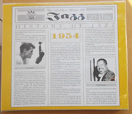 History Of Jazz - 1954 - CD Audio