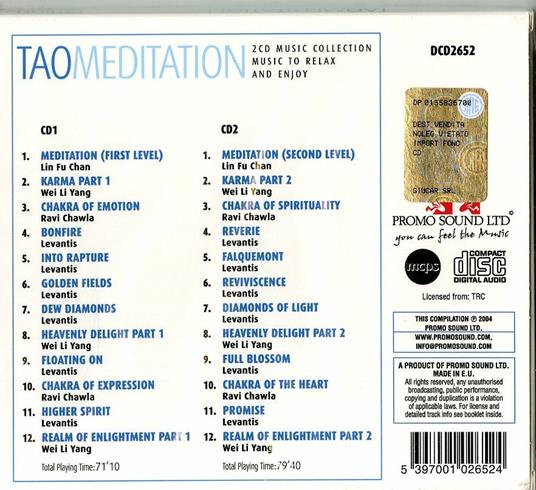 Tao Meditation - CD Audio - 2
