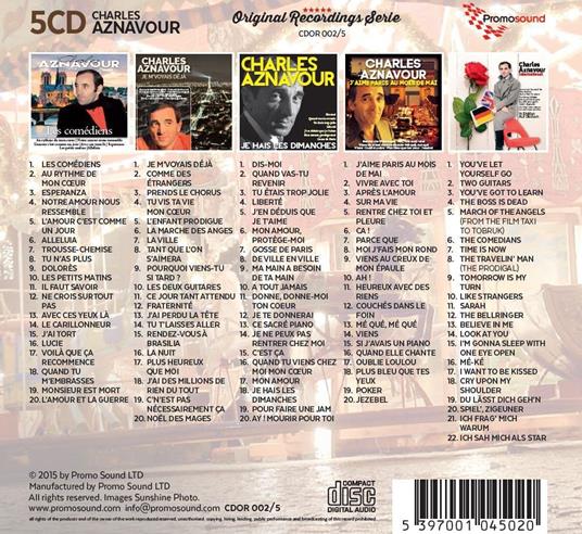 Retrospective 1952-1962 - CD Audio di Charles Aznavour - 2