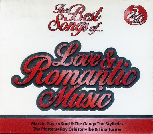 The Best Songs Of Love & Romantic Music - CD Audio