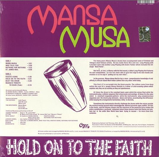 Hold on to the Faith - Vinile LP di Mansa Musa - 2