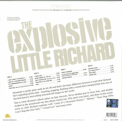 The Explosive Little Richard! - Vinile LP di Little Richard - 2
