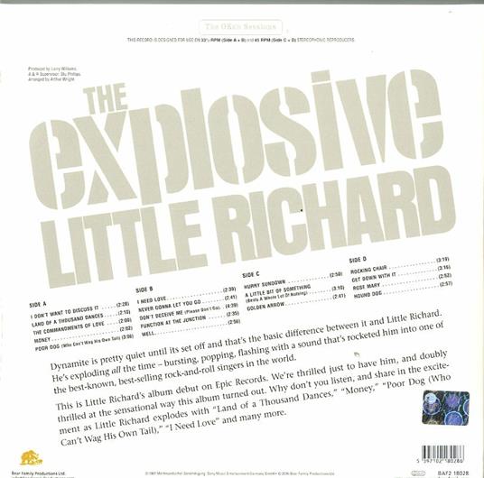 The Explosive Little Richard! - Vinile LP di Little Richard - 2